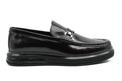 Hakiki Açma Deri EVA/TPU Taban Loafer Model Erkek Ayakkabı - TUNA