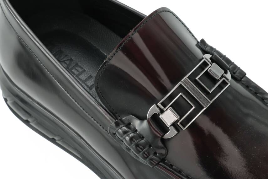 Hakiki Açma Deri EVA/TPU Taban Loafer Model Erkek Ayakkabı - 5