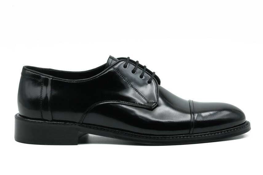 Hakiki Açma Deri Kösele Bağcıklı Oxford Erkek Ayakkabı - 1