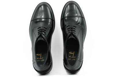 Hakiki Açma Deri Kösele Bağcıklı Oxford Erkek Ayakkabı - 5