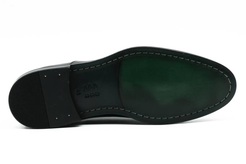 Hakiki Açma Deri Kösele Bağcıklı Oxford Erkek Ayakkabı - 3