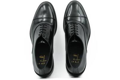 Hakiki Açma Deri Kösele Bağcıklı Oxford Erkek Ayakkabı - 5