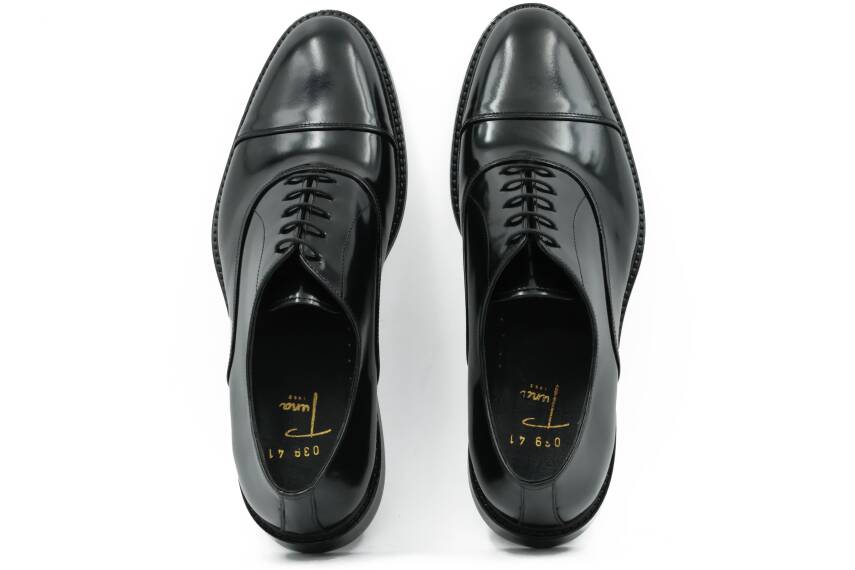 Hakiki Açma Deri Kösele Bağcıklı Oxford Erkek Ayakkabı - 5