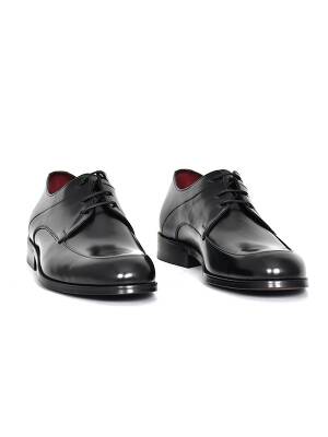 Hakiki Açma Deri Kösele Taban Bağcıklı Klasik Erkek Ayakkabı - 7