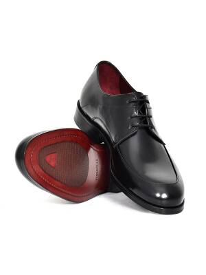 Hakiki Açma Deri Kösele Taban Bağcıklı Klasik Erkek Ayakkabı - 8