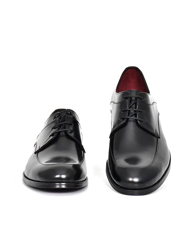 Hakiki Açma Deri Kösele Taban Bağcıklı Klasik Erkek Ayakkabı - 9