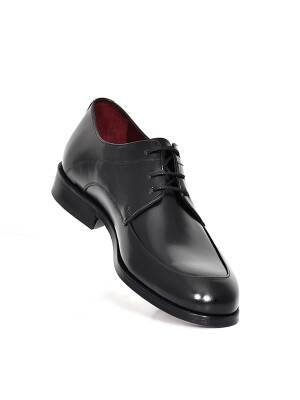 Hakiki Açma Deri Kösele Taban Bağcıklı Klasik Erkek Ayakkabı - 10