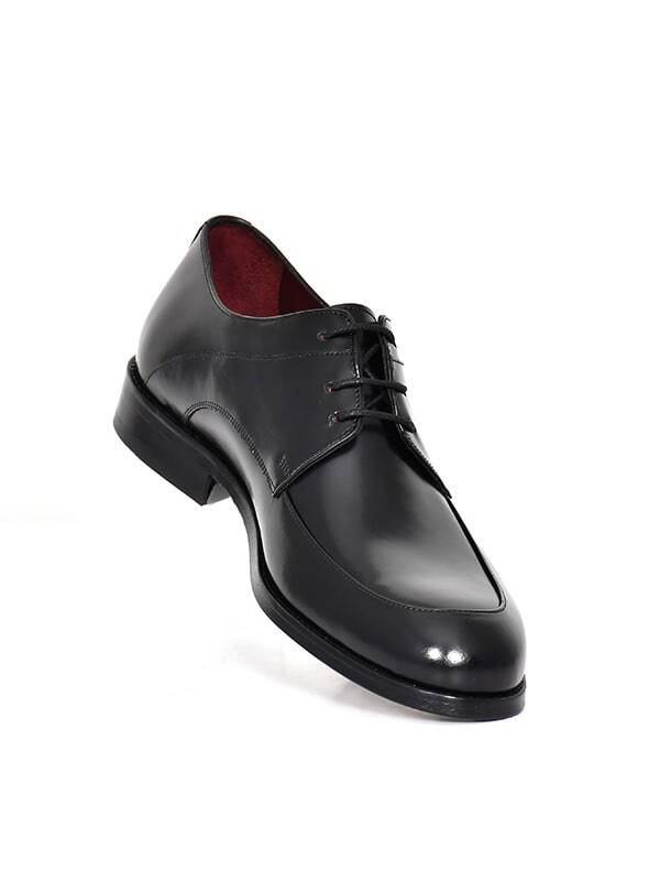 Hakiki Açma Deri Kösele Taban Bağcıklı Klasik Erkek Ayakkabı - 10