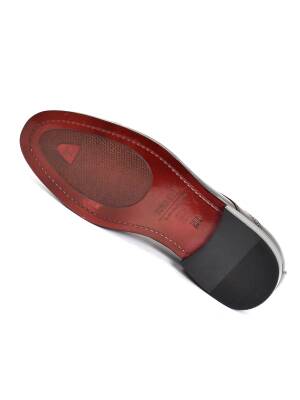 Hakiki Açma Deri Kösele Taban Bağcıklı Klasik Erkek Ayakkabı - 6