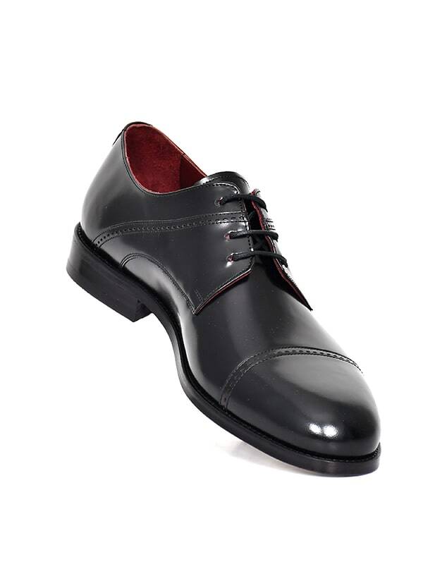Hakiki Açma Deri Kösele Taban Bağcıklı Klasik Erkek Ayakkabı - 9