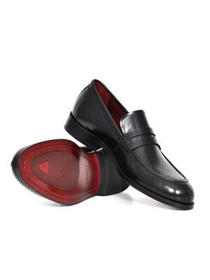 Hakiki Açma Deri Kösele Taban Loafer Model Erkek Ayakkabı - 9