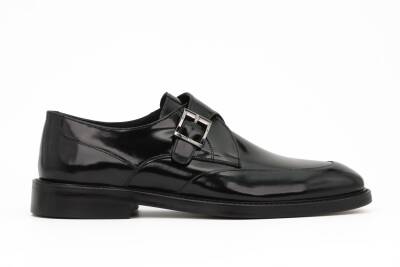 Hakiki Açma Deri Kösele Taban Toka Detaylı Klasik Erkek Ayakkabı - TUNA