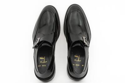 Hakiki Açma Deri Kösele Taban Toka Detaylı Klasik Erkek Ayakkabı - 5