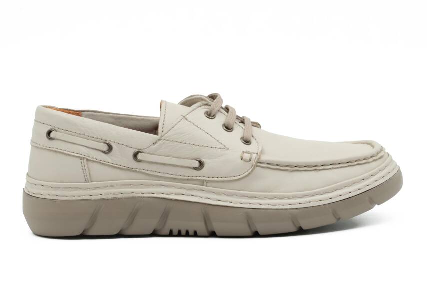 Hakiki Antik Deri EVA Taban Bağcıklı Casual Erkek Ayakkabı - 1