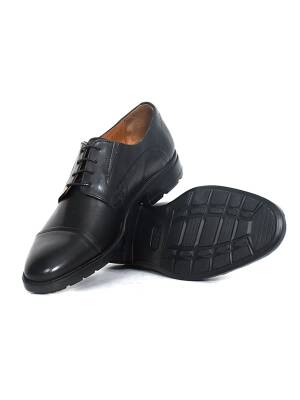 Hakiki Antik Deri EVA Taban Bağcıklı Klasik Erkek Ayakkabı - 5