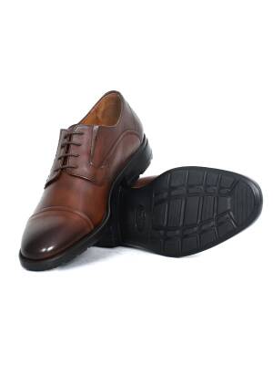 Hakiki Antik Deri EVA Taban Bağcıklı Klasik Erkek Ayakkabı - 10