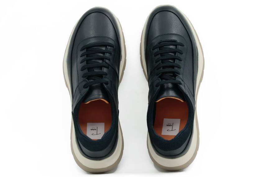  Hakiki Antik Deri EVA Taban Casual Erkek Ayakkabı - 5