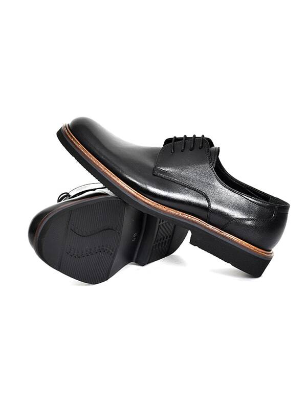 Hakiki Antik Deri EVA Taban Derby Model Klasik Erkek Ayakkabı - 3