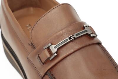 Hakiki Antik Deri EVA Taban Loafer Erkek Ayakkabı - Tuna E3899 - 3