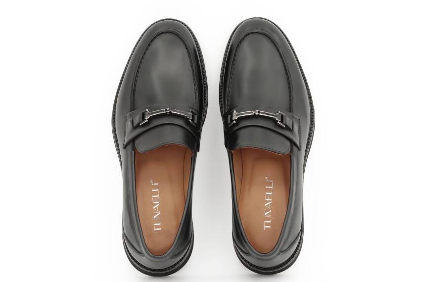 Hakiki Antik Deri EVA Taban Loafer Erkek Ayakkabı - Tuna E3899 - 12
