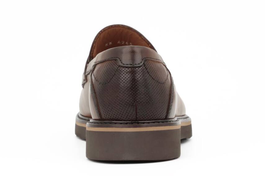 Hakiki Antik Deri Eva Taban Loafer Model Erkek Ayakkabı - 3