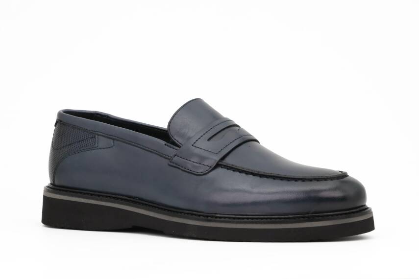 Hakiki Antik Deri Eva Taban Loafer Model Erkek Ayakkabı - 8