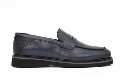 Hakiki Antik Deri Eva Taban Loafer Model Erkek Ayakkabı - 7