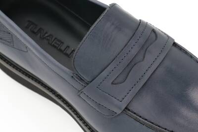 Hakiki Antik Deri Eva Taban Loafer Model Erkek Ayakkabı - 12