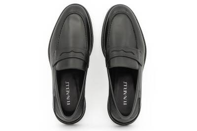 Hakiki Antik Deri Eva Taban Loafer Model Erkek Ayakkabı - 17