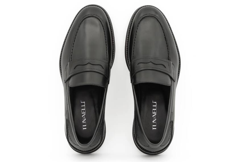 Hakiki Antik Deri Eva Taban Loafer Model Erkek Ayakkabı - 17