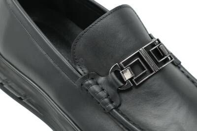 Hakiki Antik Deri EVA/TPU Taban Loafer Model Erkek Ayakkabı - 6