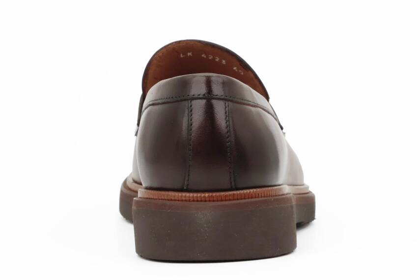 Hakiki Antik Deri EVA Taban Loafer Model Erkek Ayakkabı - 3