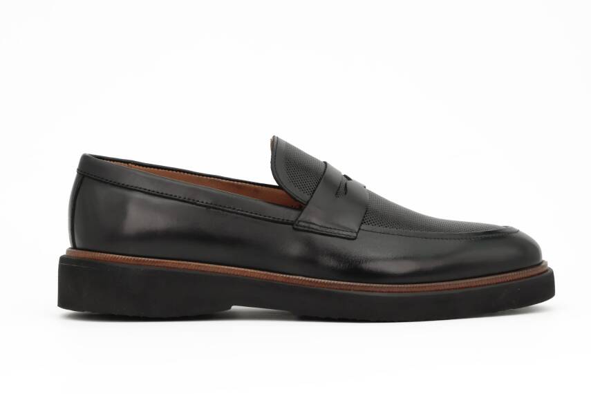 Hakiki Antik Deri EVA Taban Loafer Model Erkek Ayakkabı - 7