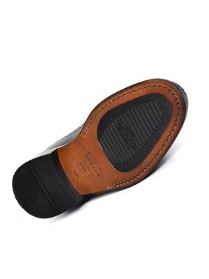 Hakiki Antik Deri Kauçuk Enjeksiyon Kösele Taban Oxford Erkek Ayakkabı - DNC K906 - 6