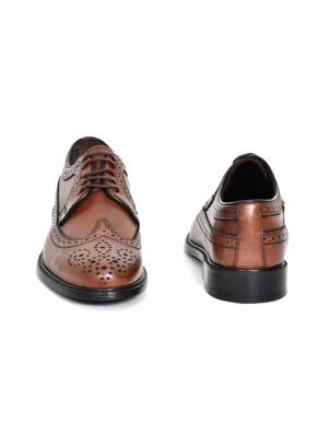 Hakiki Antik Deri Kauçuk Enjeksiyon Kösele Taban Oxford Erkek Ayakkabı - DNC K906 - 11