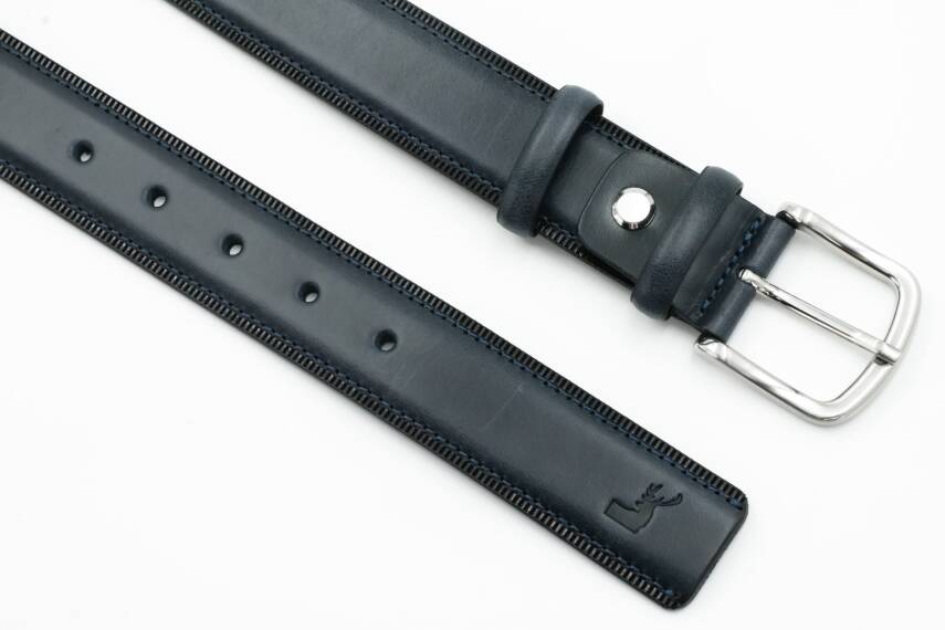 Hakiki Antik Deri Klasik Erkek Kemer - Tuna Kmr105 - 5