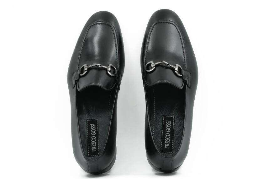 Hakiki Antik Deri Microlight Taban Toka Detaylı Mokasen Erkek Ayakkabı - 5