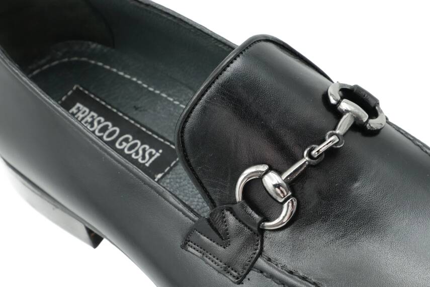 Hakiki Antik Deri Microlight Taban Toka Detaylı Mokasen Erkek Ayakkabı - 6