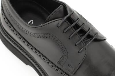 Hakiki Antik Deri EVA Taban Oxford Model Erkek Ayakkabı - 5