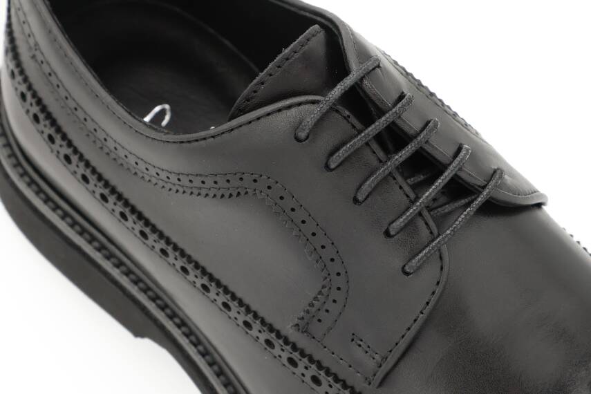 Hakiki Antik Deri EVA Taban Oxford Model Erkek Ayakkabı - 5