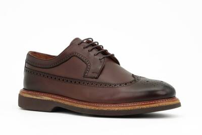 Hakiki Antik Deri EVA Taban Oxford Model Erkek Ayakkabı - 8
