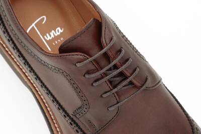 Hakiki Antik Deri EVA Taban Oxford Model Erkek Ayakkabı - 11