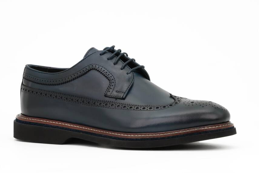 Hakiki Antik Deri EVA Taban Oxford Model Erkek Ayakkabı - 14