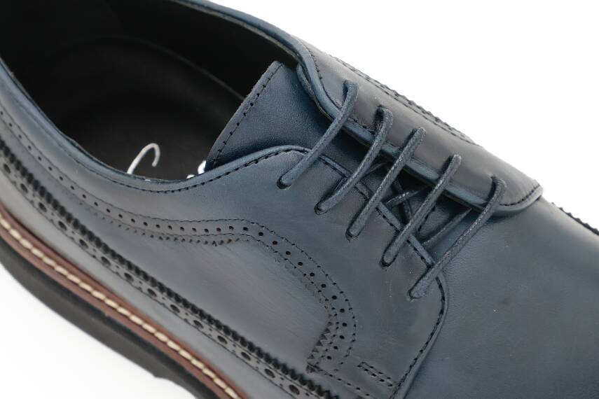 Hakiki Antik Deri EVA Taban Oxford Model Erkek Ayakkabı - 18