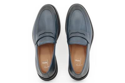 Hakiki Antik Deri EVA Taban Loafer Model Erkek Ayakkabı - 11