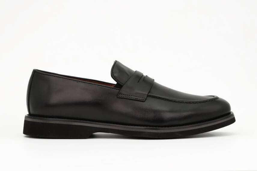 Hakiki Antik Deri EVA Taban Loafer Model Erkek Ayakkabı - 13