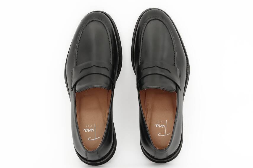 Hakiki Antik Deri EVA Taban Loafer Model Erkek Ayakkabı - 17