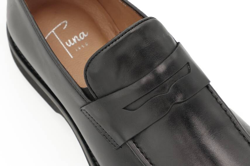 Hakiki Antik Deri EVA Taban Loafer Model Erkek Ayakkabı - 18