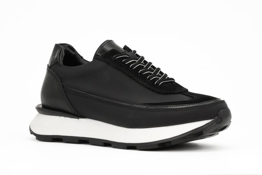 Hakiki Antik Deri EVA Taban Spor Erkek Ayakkabı - 8