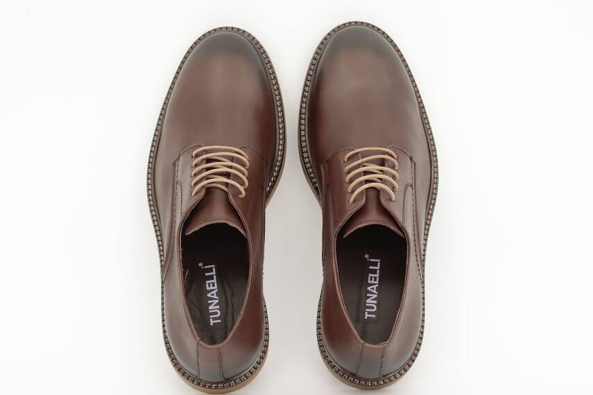 Hakiki Antik Deri Termo Taban Casual Erkek Ayakkabı - Tuna 232003 - 3